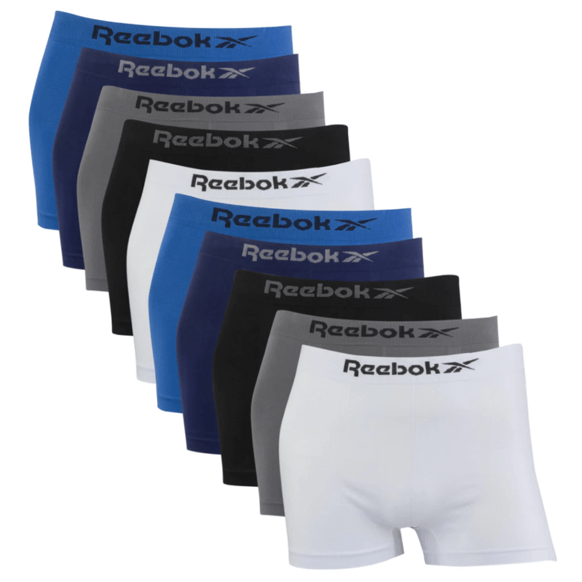 Cuecas Reebok Boxer Classic Microfibra Sortido - 5 Unidades
